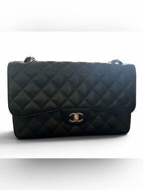 🖤 CHANEL Classic Double Flap | Black Caviar Leather | Silver Hardware 🖤